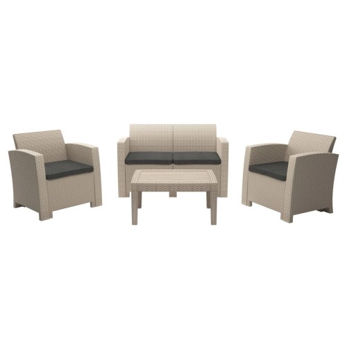 Jasper 4 piece Patio Set Condo Size